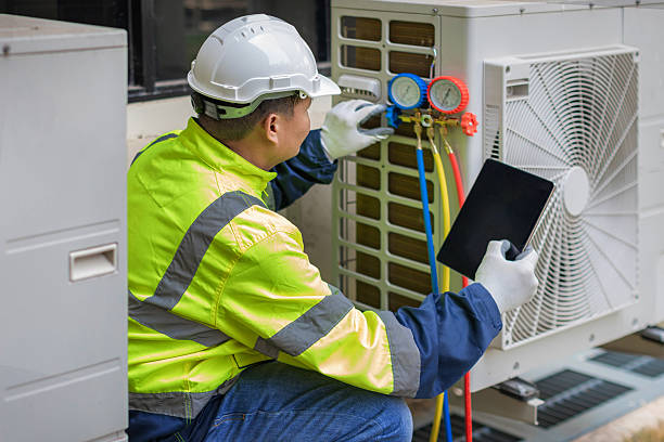 Professional Heat Pump Repair technician working in Summerdale, PA